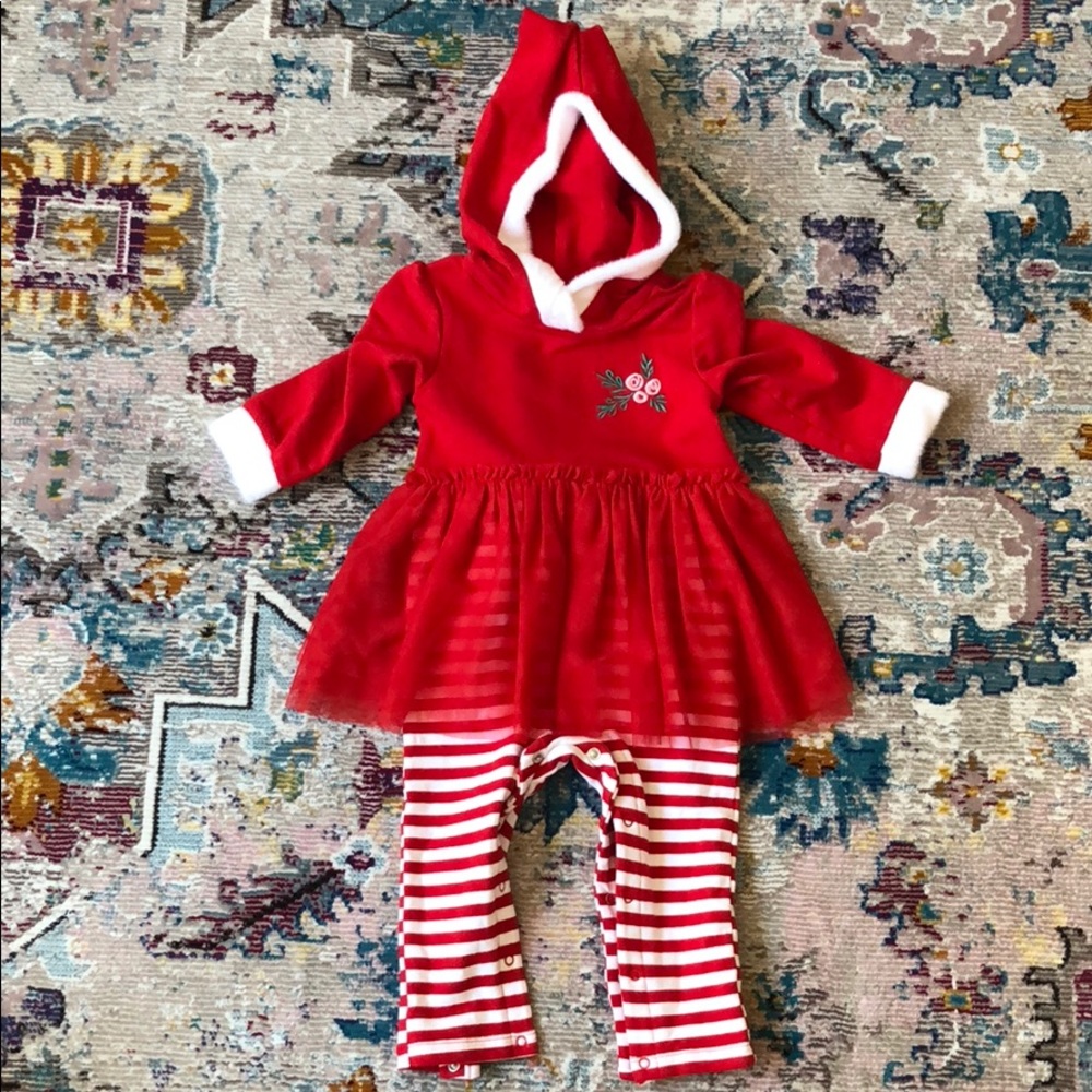 Mrs. Claus jumpsuit